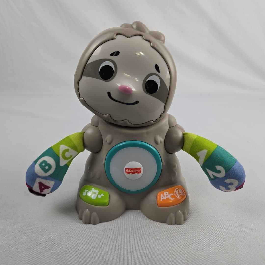 Fisher Price Linkimals Smooth Moves/Sings Sloth Interactive Educational Toy 10" 2
