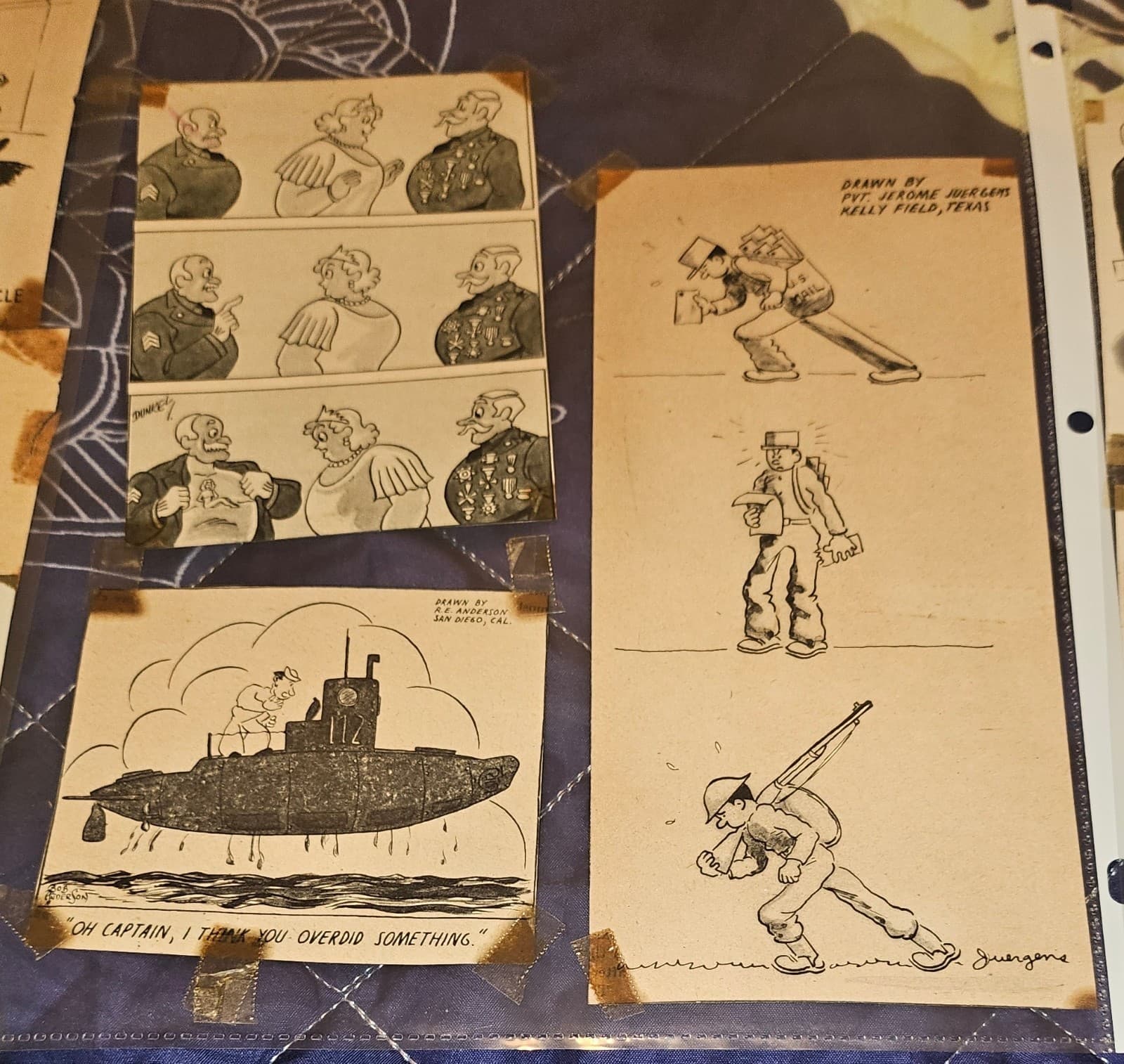 War World 2 Political Comics Clippings 3