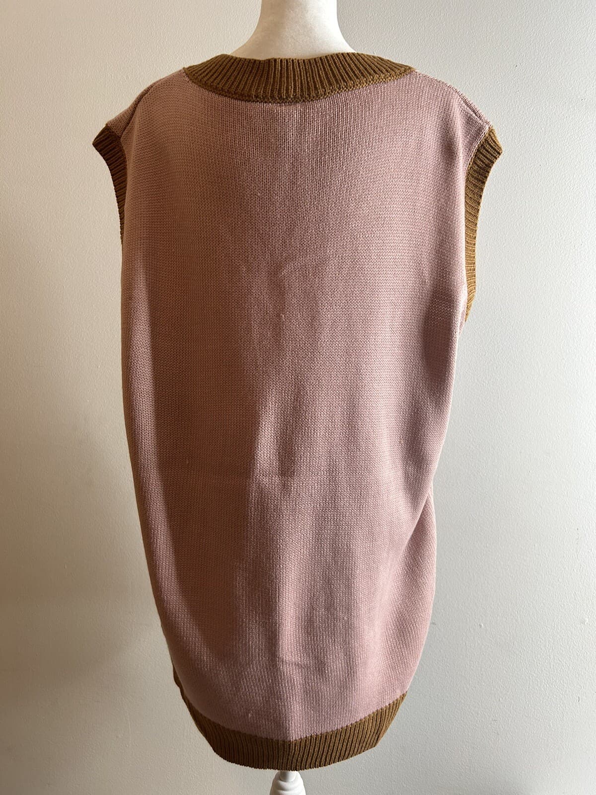 Dairy Queen Ice Cream DQ Oversized Sweater Vest Unisex One Size Fits Most 5