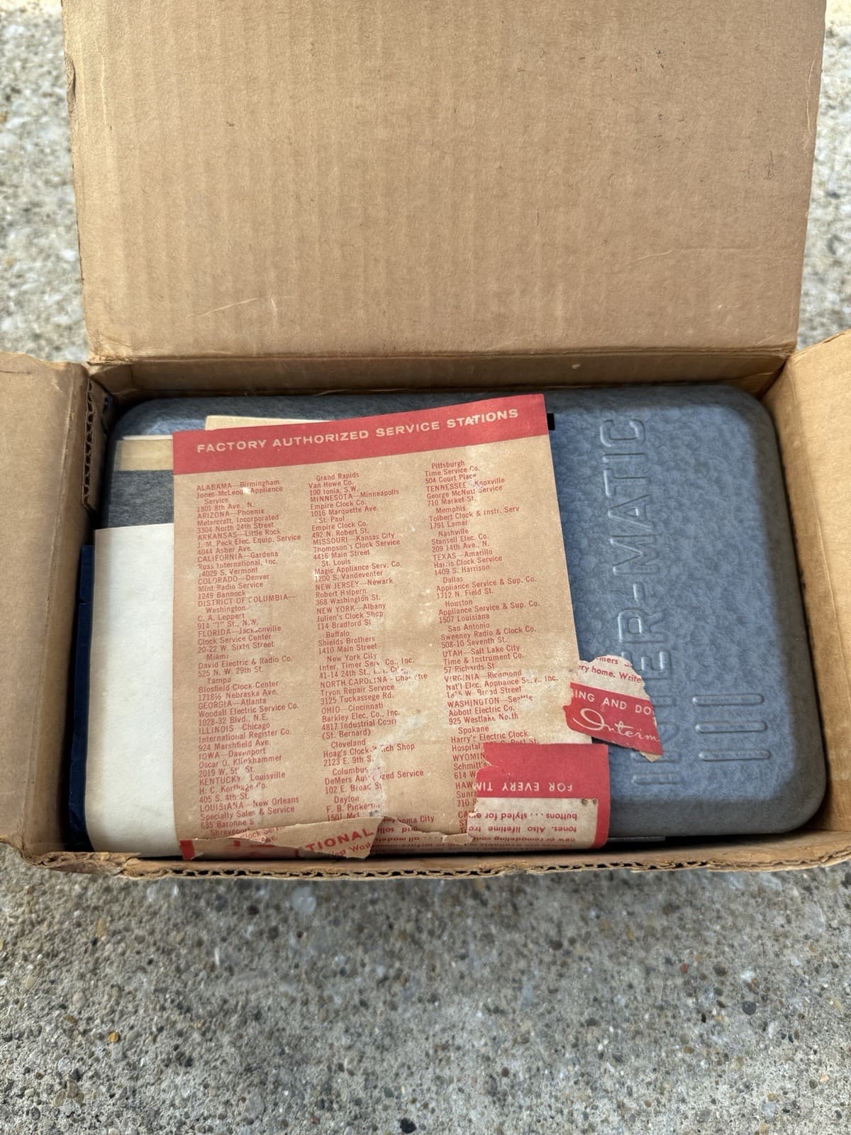 Intermatic T104 24-Hour Mechanical Time Switch, 35A 250V, Vtg New Old Stock! 5