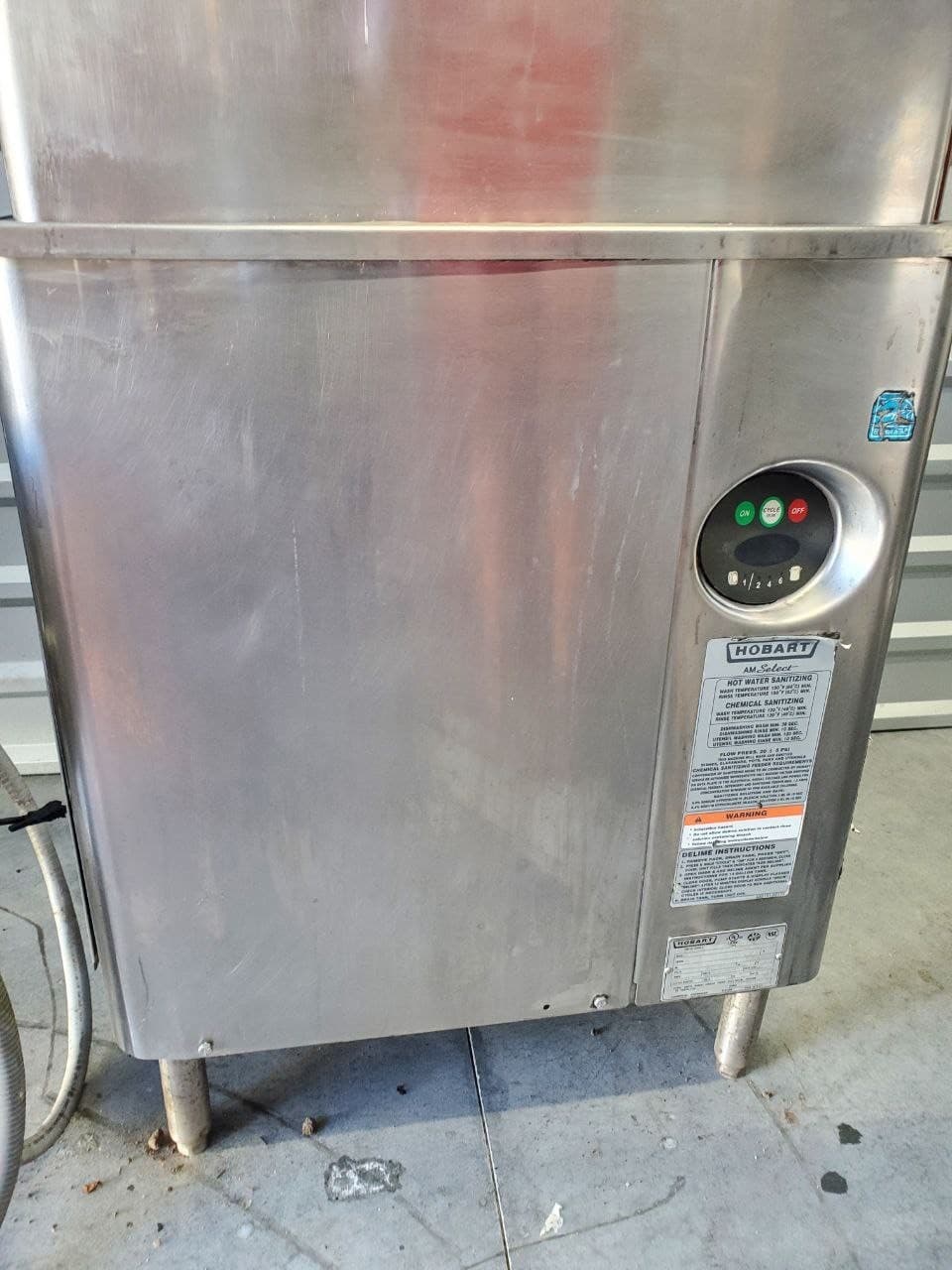 Hobart AM15T High Temp Dishwasher 208-240 Volts Three Phase 6