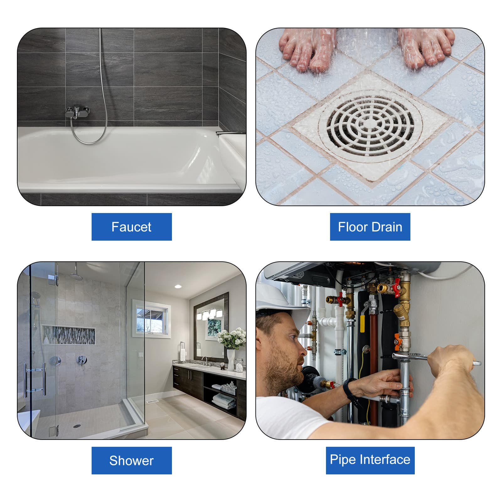 50pcs Nitrile Rubber O-Rings 3.2mm OD 1.2mm ID 1mm Metric Sealing Gasket 5