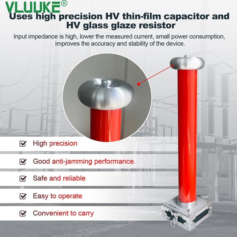 AC&DC Digital Voltage Meter HV Divider LV Display Meter AC DC High Voltage Meter 4