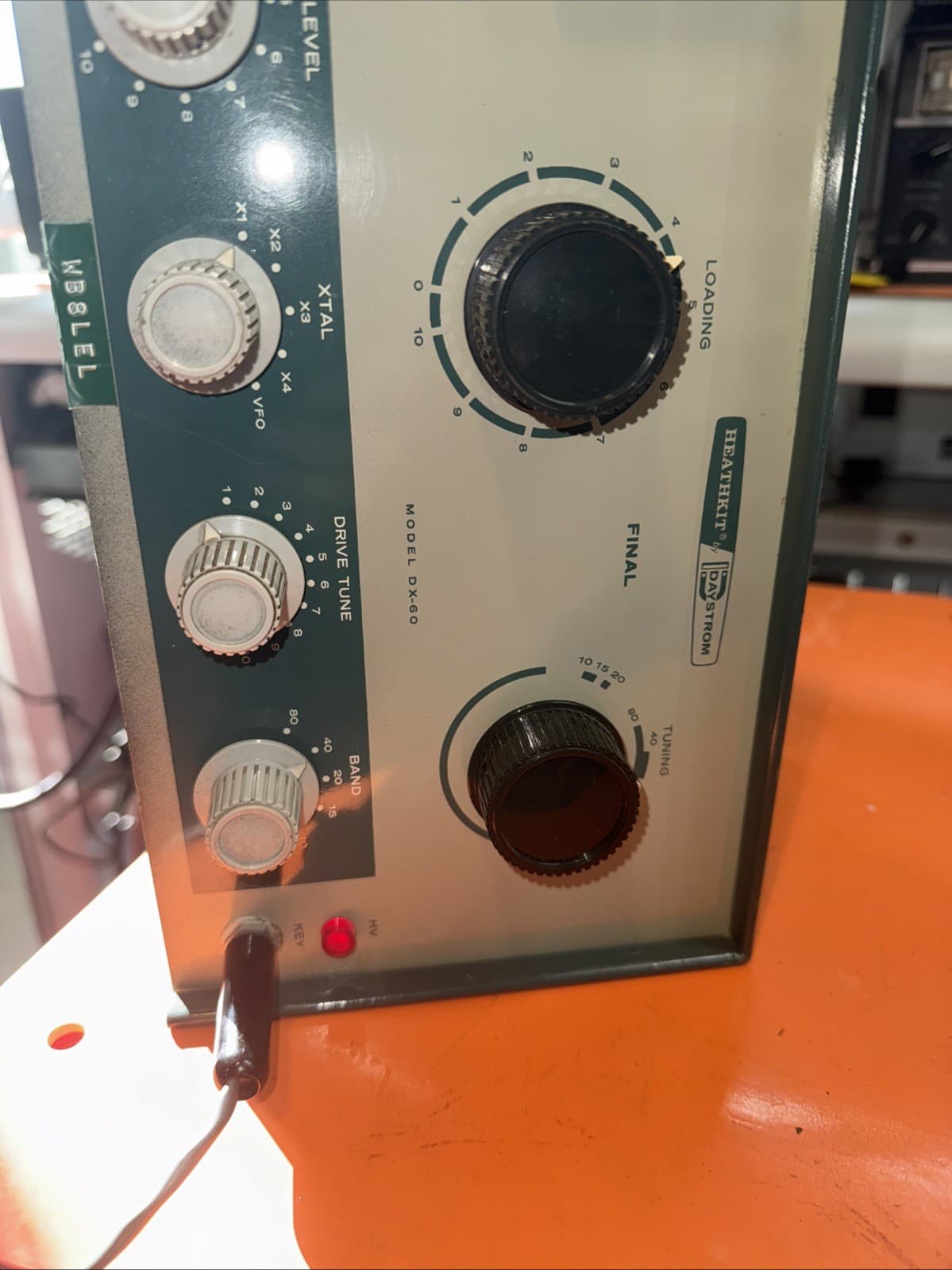 Heathkit Model DX-60 Ham Transmitter Used Got 40 Watts Out On 40 Meter As Shown 5