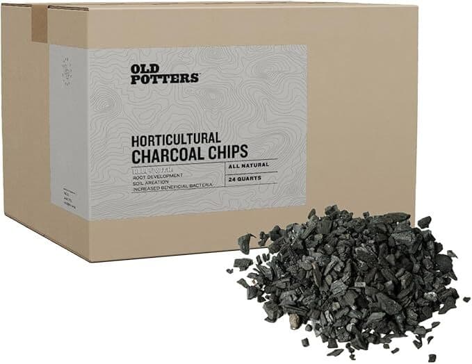 Premium Charcoal Chips, Natural Soil Boost for Aeration & Growth, 12-24 Quarts.