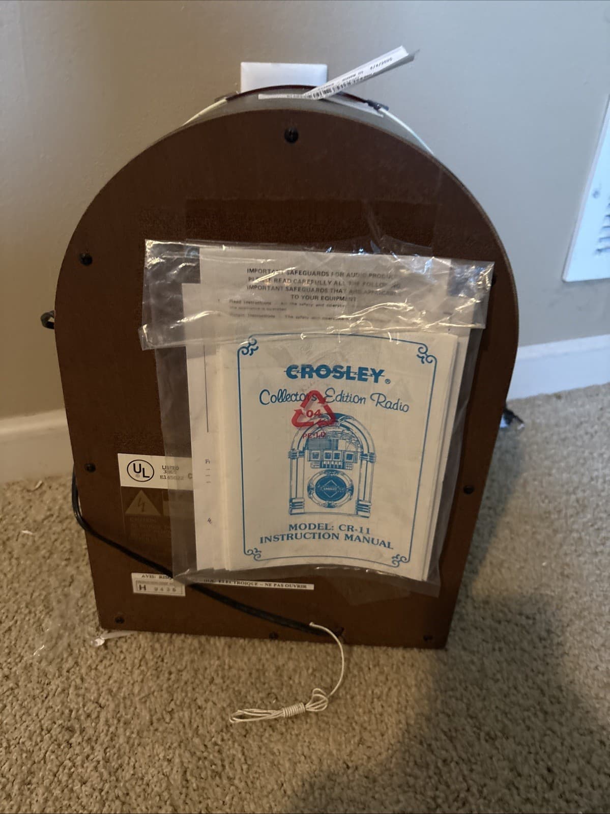 Crosley Collector's Ed Vintage CR-11 Custom Jukebox Radio, Cassette Player WORKS 2