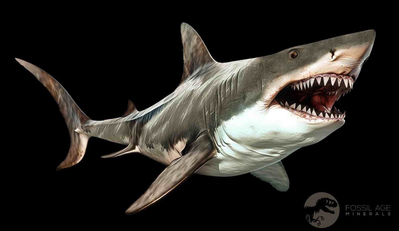 2.7" Quality Megalodon Shark Tooth Serrated Fossil Natural Miocene Age COA 4