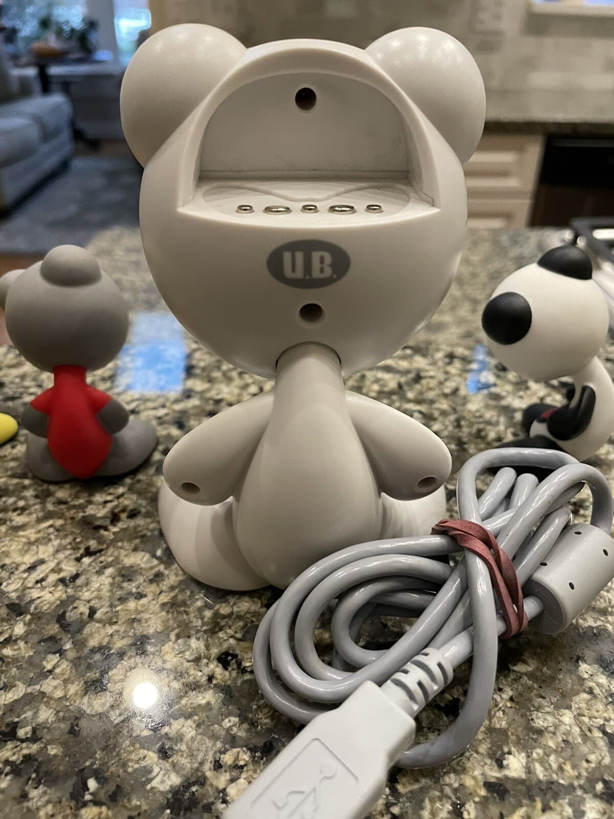 Mattel Radica UB Funkeys Lot of 3 Figures And Docking Station 5