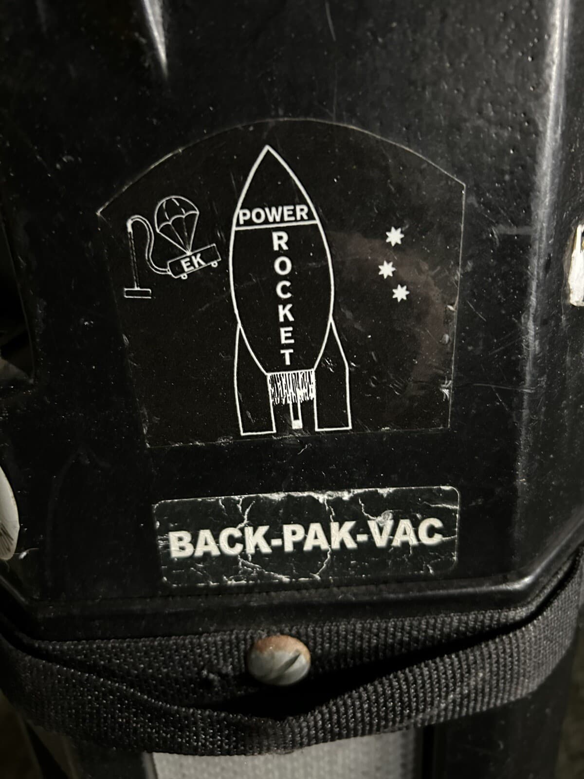 Electro-Klean Power Rocket BACK-PAK-VAC Backpack Vacuum Cleaner Model EK-LR9623 3