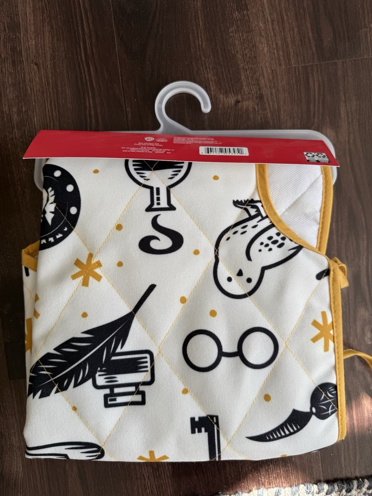 Hallmark HARRY POTTER Christmas Fabric Tree Skirt Quilted 40" Round NEW + TAG 2