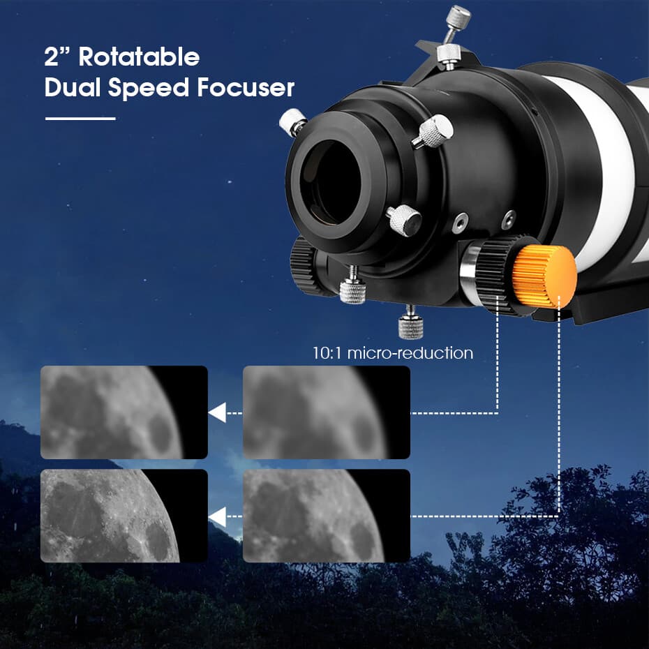 SVBONY SV48P 2" 90500 Astronomical Telescope Refractor OTA Planetary Observation 6