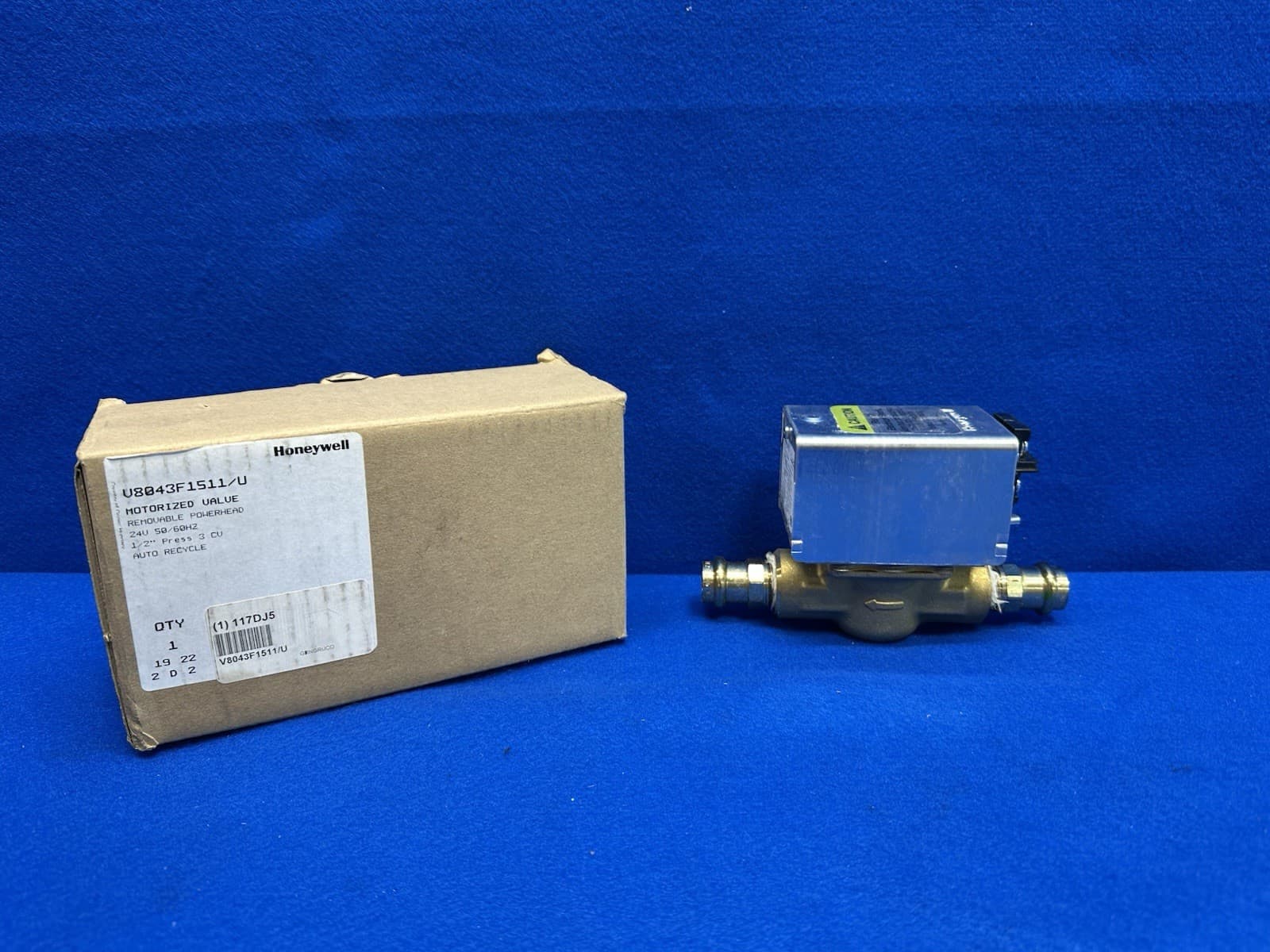 Honeywell V8043F1511/U Motorized Valve pro press 1/2"  Valve