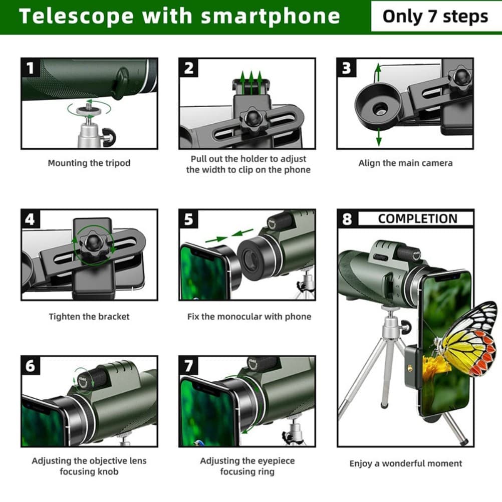 Stscope360 Monocular, STS Scope 360 Military-Grade Magnification telescope 5