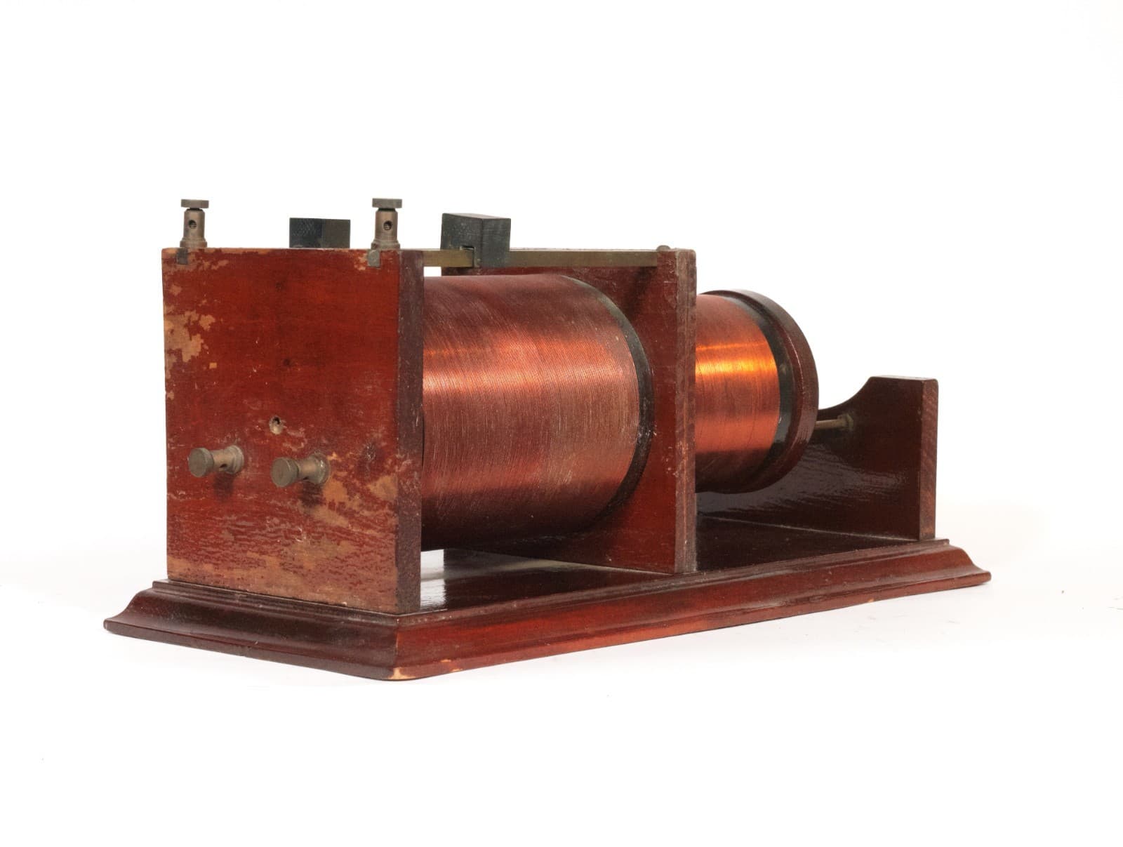 1914 Chambers Open Frame, Double-Slide Loose Coupler Radio Tuner * Philadelphia 5