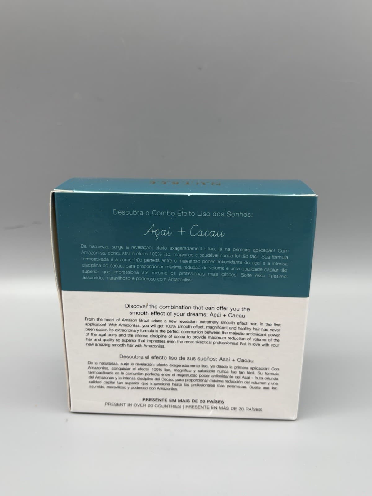 Nutree Amazonliss Keratin Hair Treatment Straightening 2.03 floz 3 Step Kit 3/25 2