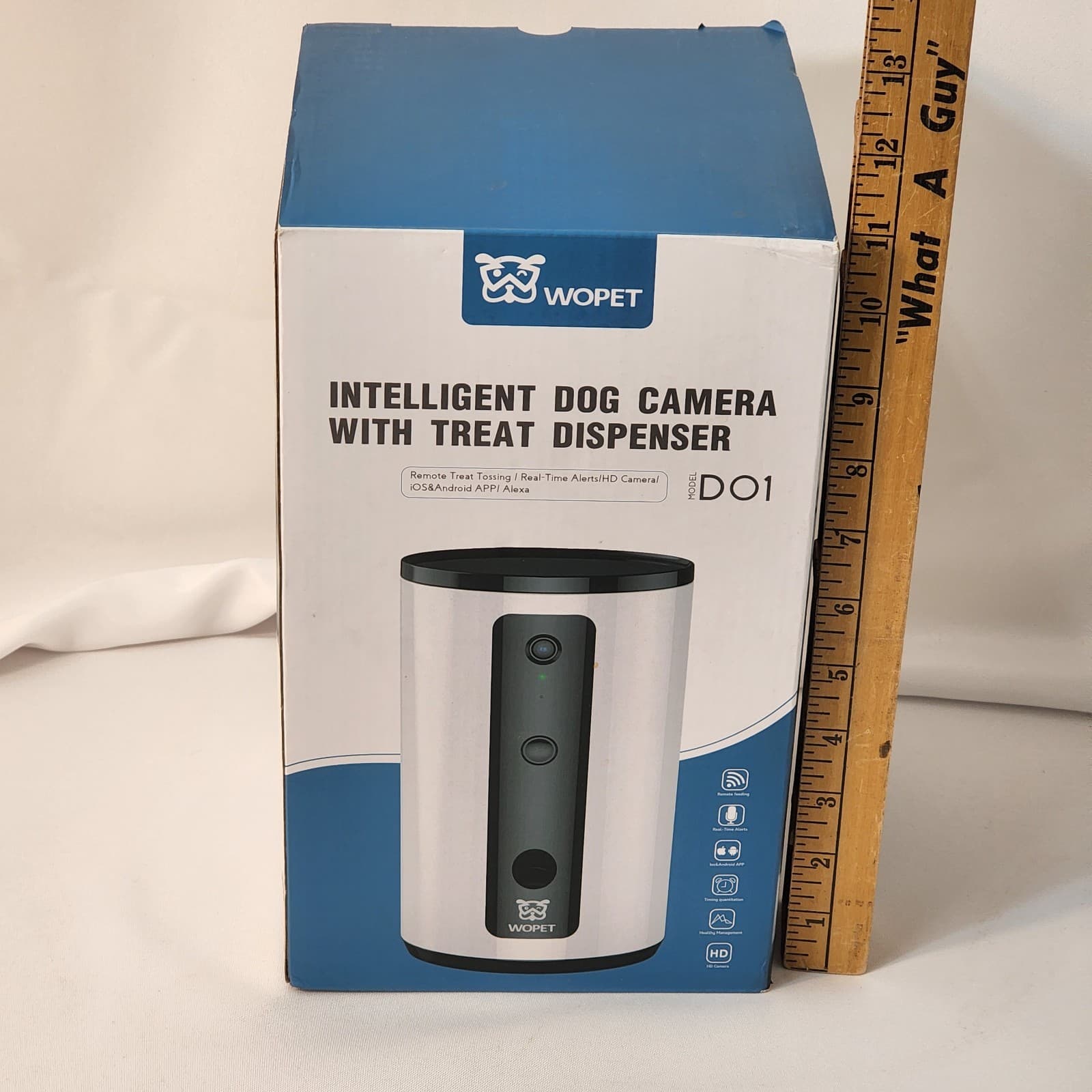 WOPET Intelligent Dog Camera With Treat Dispenser - Open Box