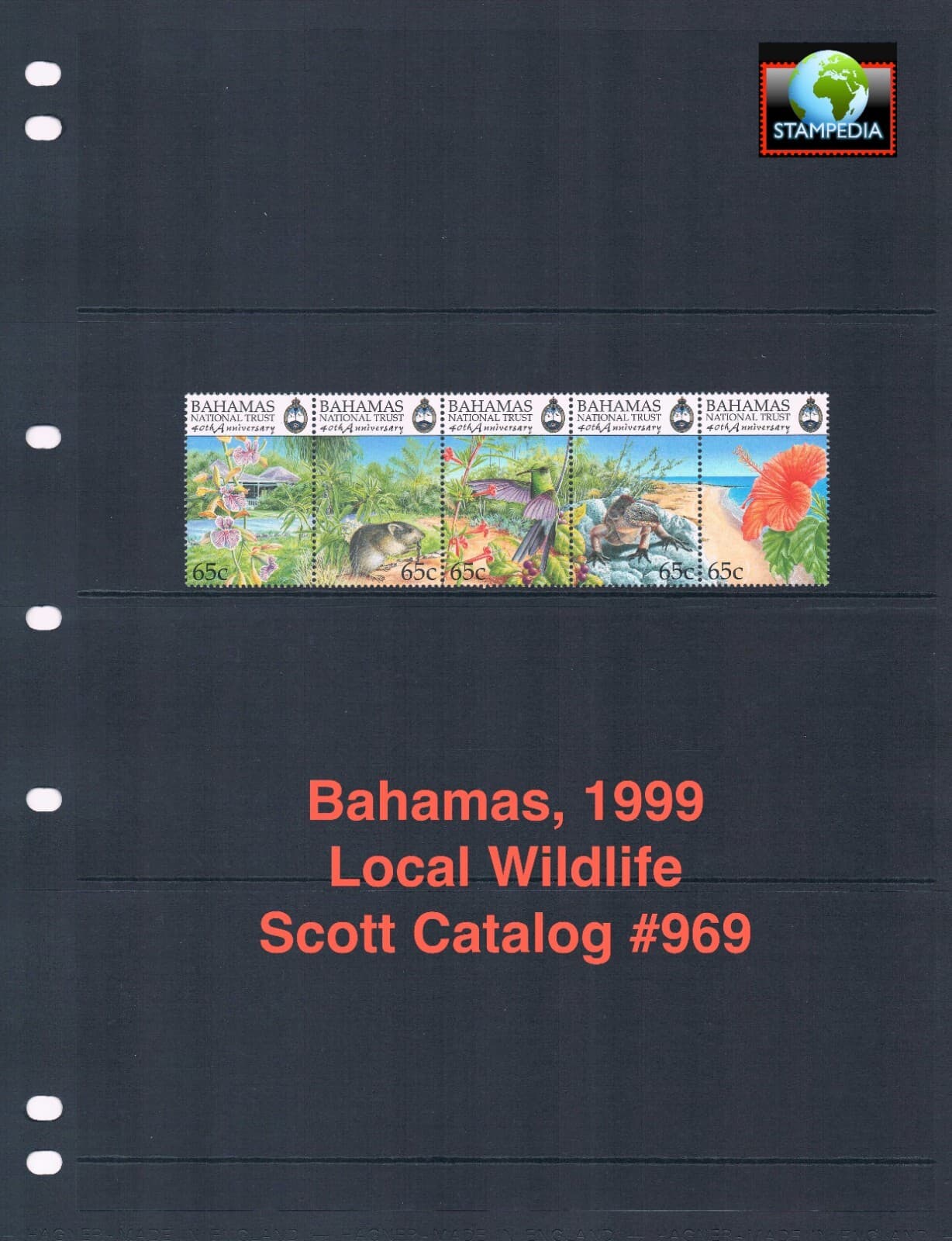 $13.50 Scott Value - 1999 BAHAMAS Wildlife Caribbean Sea Birds CV MNH NH UMM