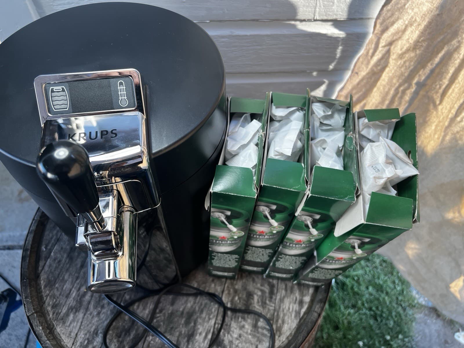 Krups Beertender  VB50 B90 Beer Keg Tap Dispenser Cooler Fridge & 15 New Tubes 4