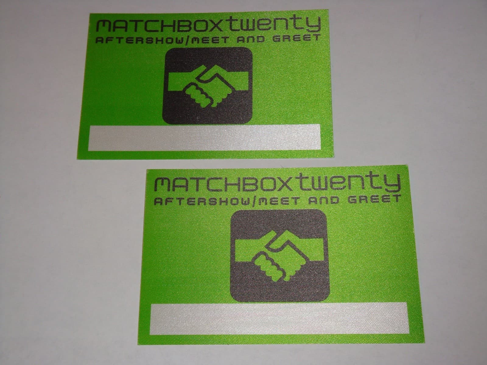 MATCHBOX TWENTY 2 BACKSTAGE TICKET PASS Rob Thomas More Than You Think Are 20 2