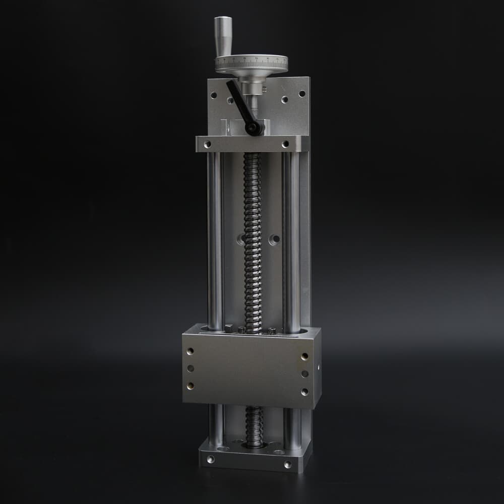 CNC Manual Sliding Table Cross Slide Linear Stage SFU1605 Ballscrew X Y Z Axis 6