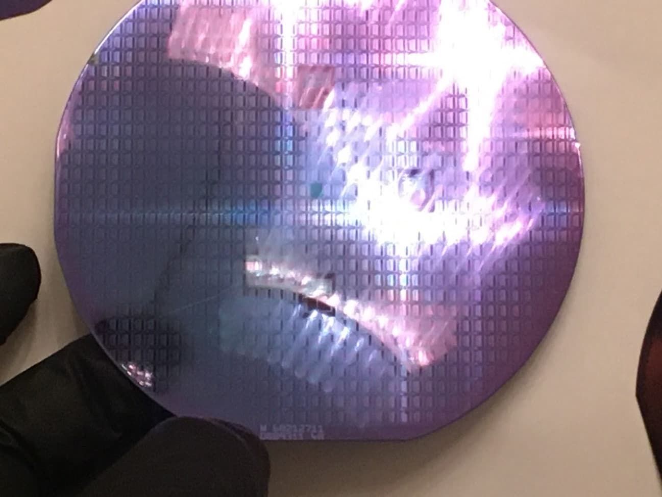 4" Unknown W Silicon Wafer 1980s Extremely Rare Vintage CPU Chip 2