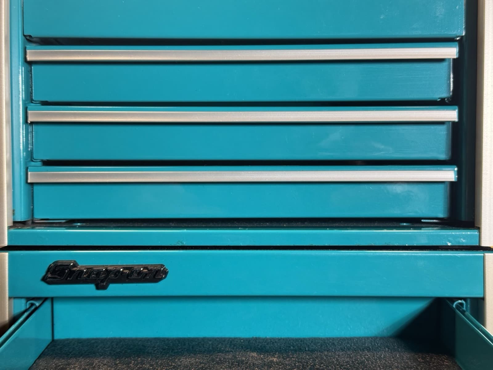 Snap-on Mini Micro Tool Box Teal Combo Rare Color Top Chest Roll Cab 4