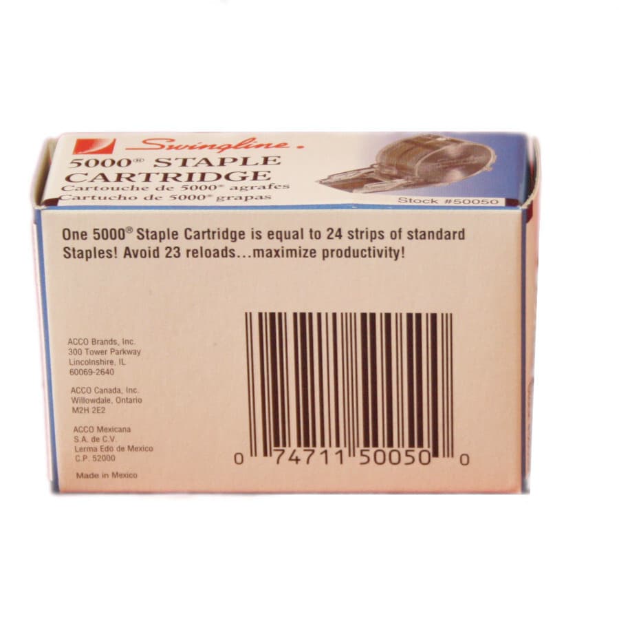 Swingline Staple Cartridge #50050 for Electric Staplers, 5000 staple count 2