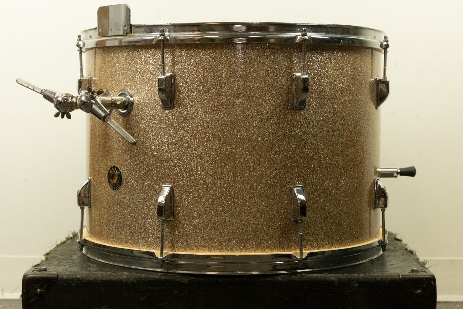 Vintage Kent 14x22 Champagne Sparkle Bass Drum 2