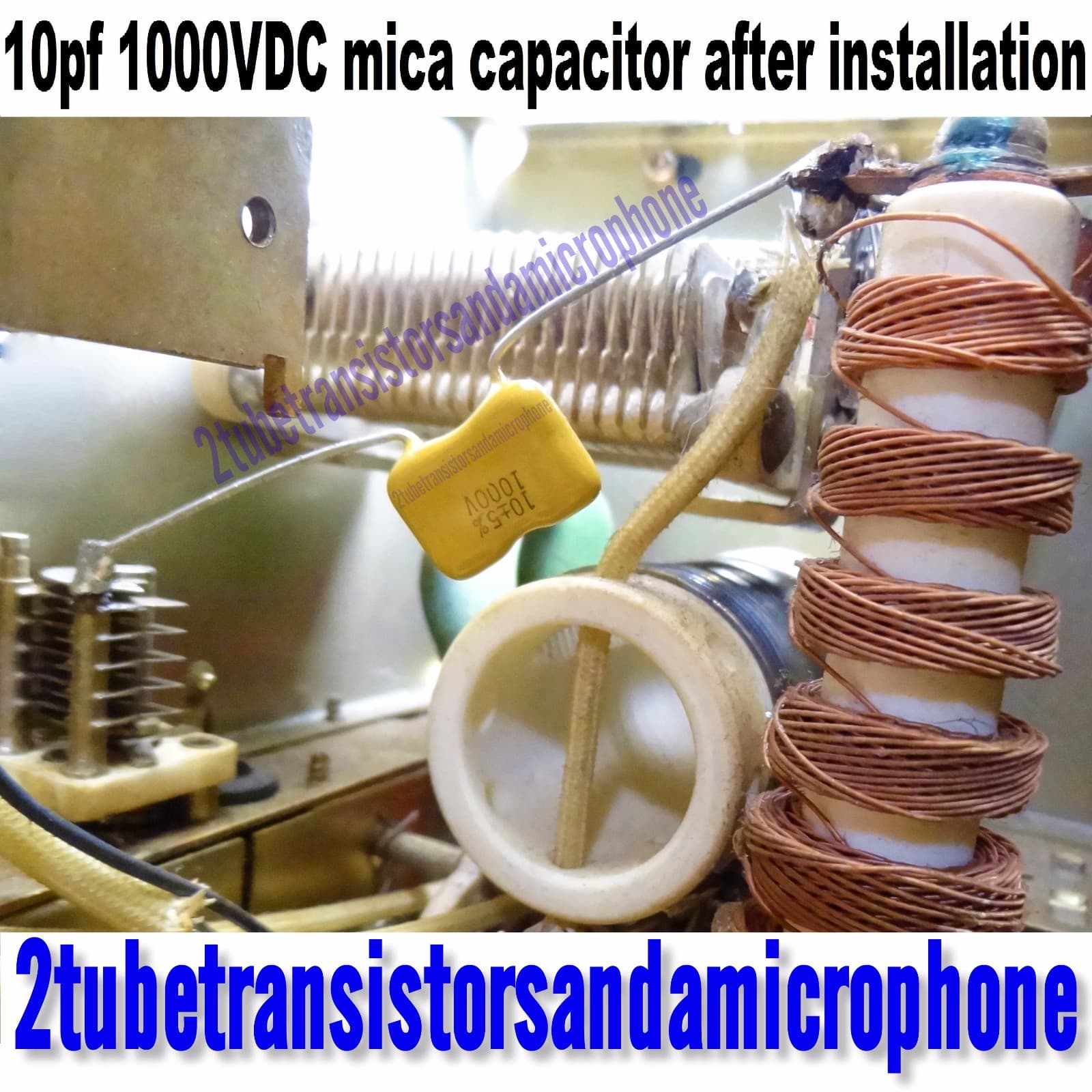 10pf 1kv MICA CAP NEEDED FOR NEUTRALIZING USA 6JS6 TUBE FT-101 B E EE EX F FE FX 4