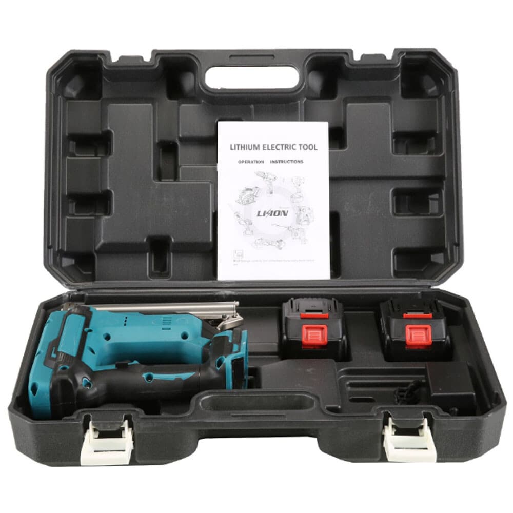 Portable Brushless Cordless Brad Nailer Straight Finish Nail Gun w/ 2 Battery. 3