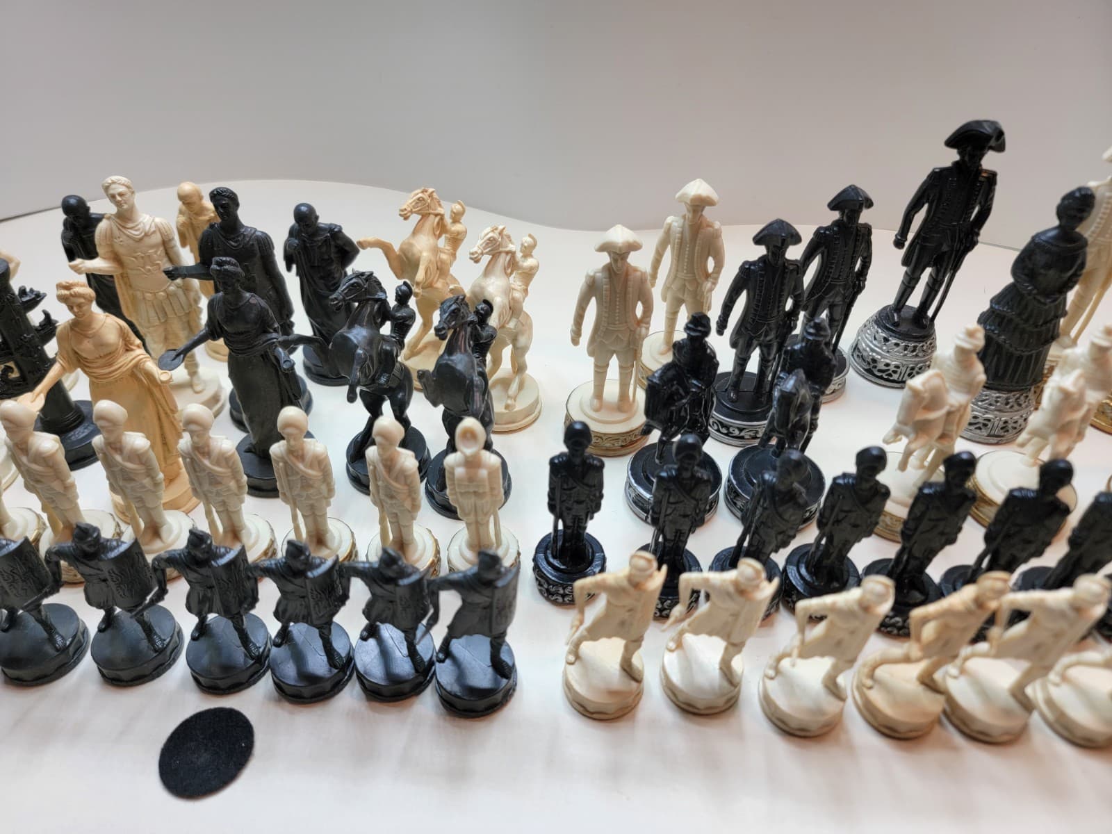 Old Revolutionary War Chess Pieces  Parts And Others Only 3