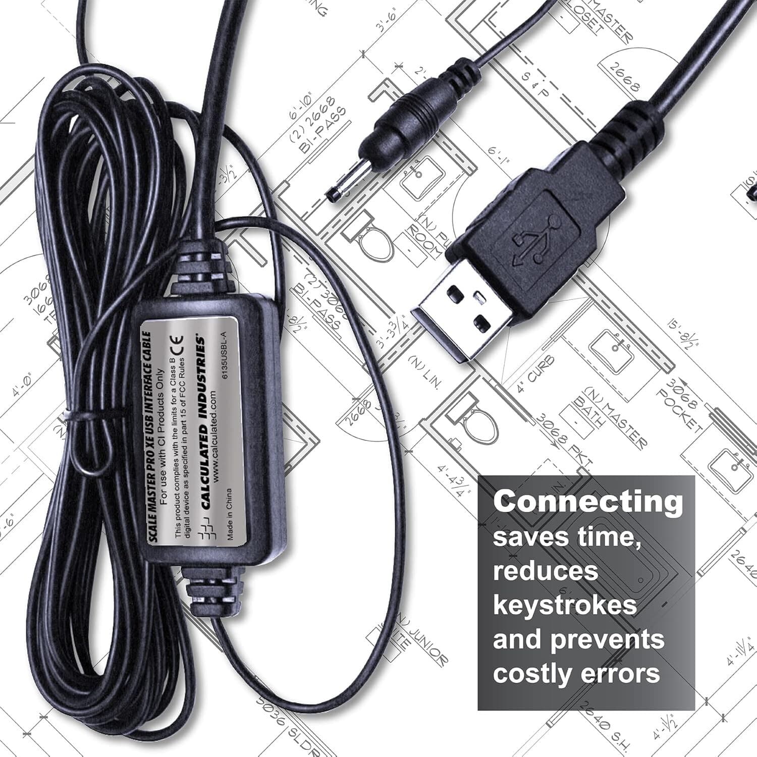 Calculated Industries PC Interface Cable for Scale Master 5006 3