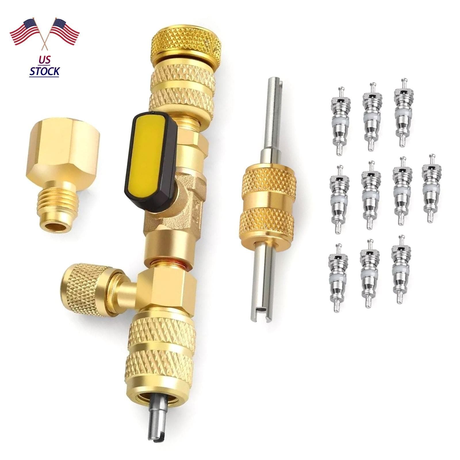 Long-lasting 1/4"&5/16" Port Valve Core Remover&Installer Tool Wide Application