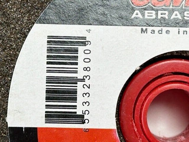 6" X 3/4" X 1" 60M BENCH GRINDING WHEEL ALUMINUM OXIDE 60 GRIT - CGW 38009 4