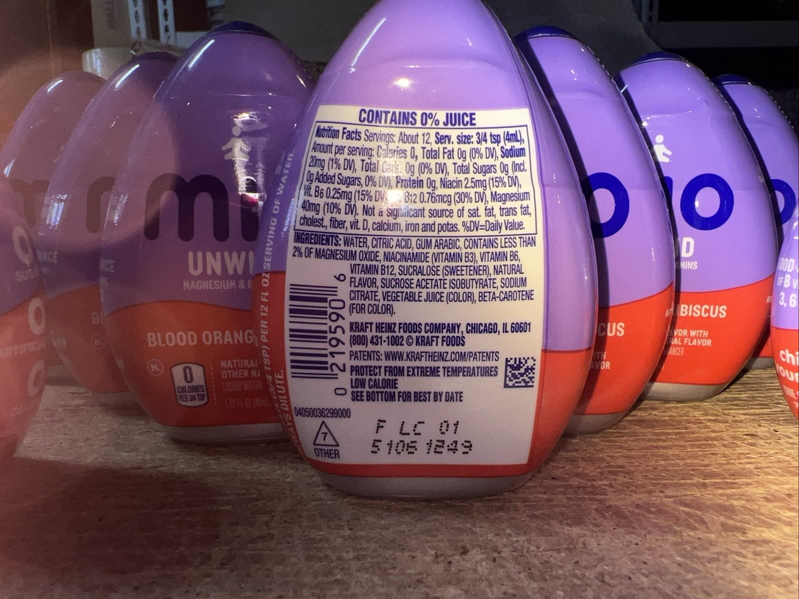 mio UNWIND Magnesium & B Vitamins Liquid Water Enhancer (12ct) 3