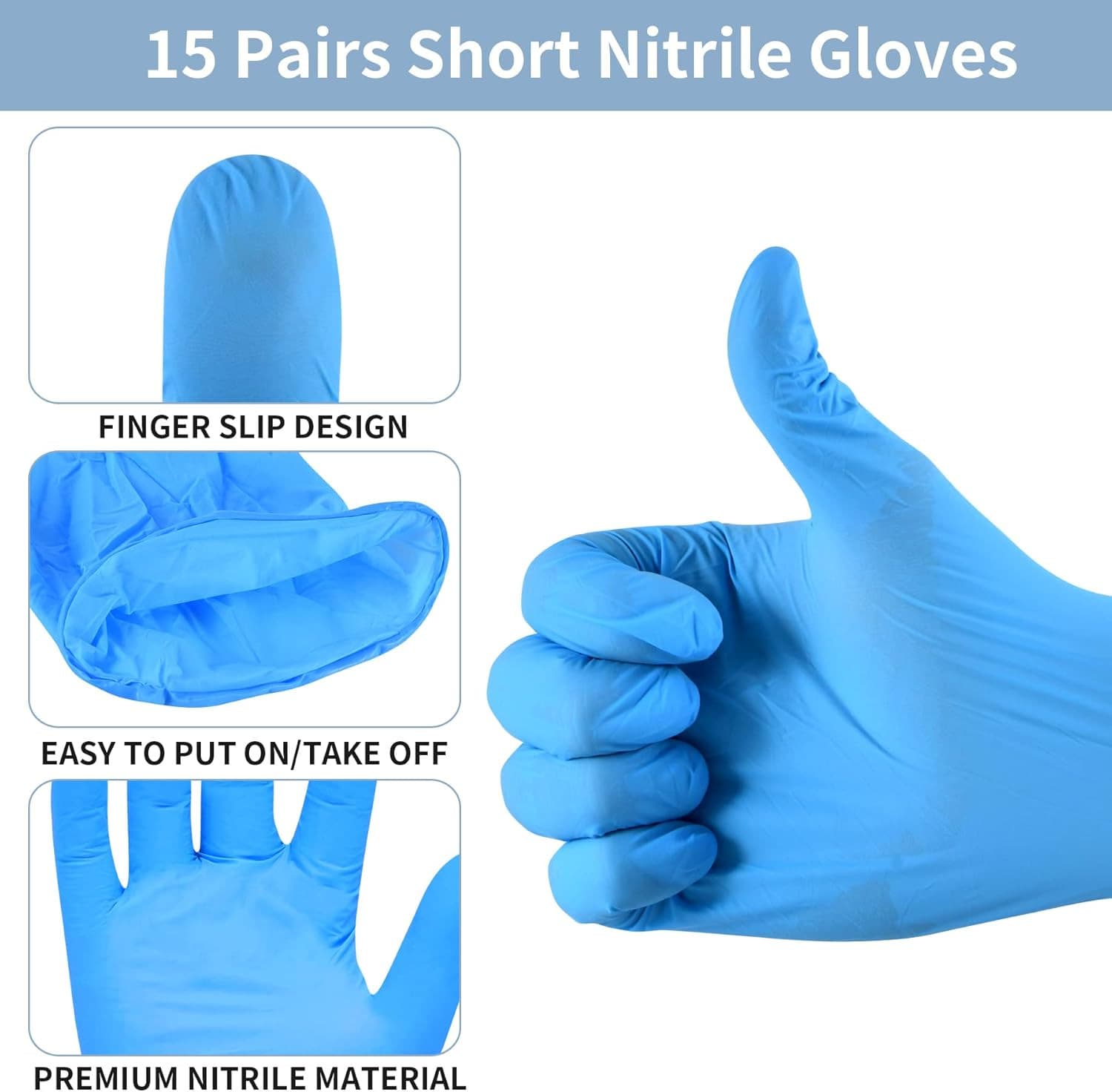 30 Pairs  Set, Disposable Deer Hunting Gutting Cleaning Gloves 3