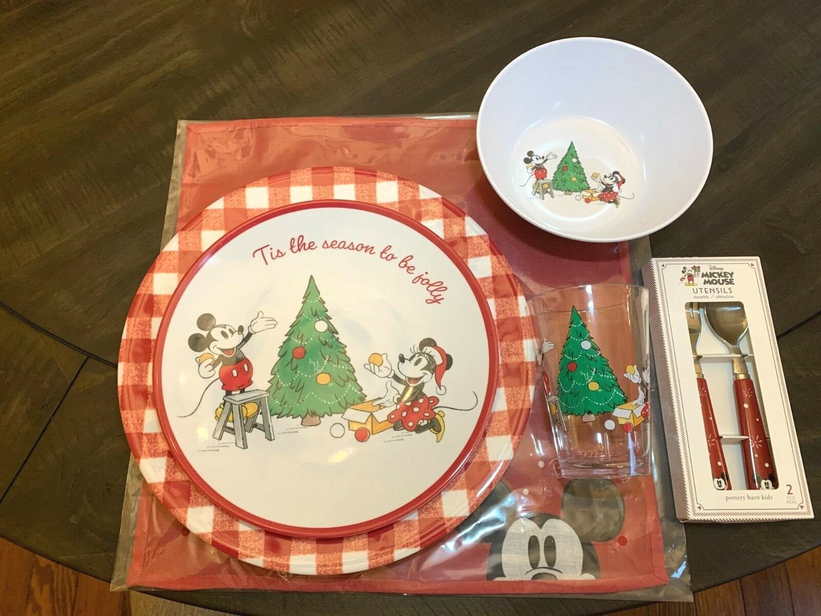 Disney Pottery Barn Mickey Mouse Christmas holiday CUP Party School gift kid new 6