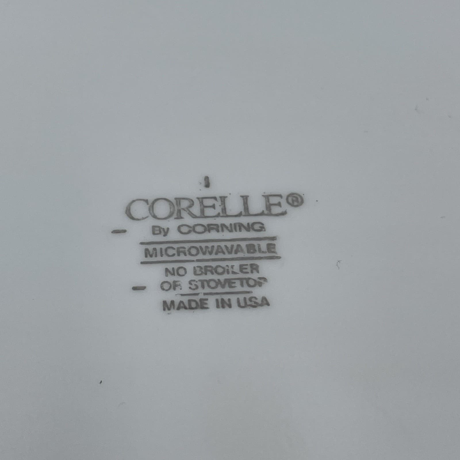 Set 2 Corning Callaway Corelle Ivy Pie Serving Plate Dish Made in USA 10-1/4" 4