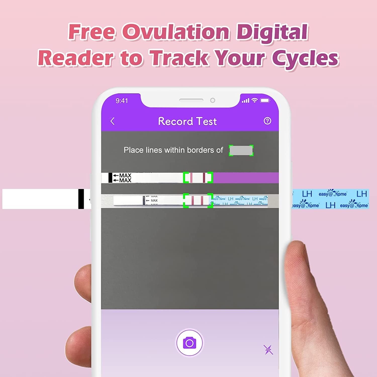 Easy@Home TTC Kit: 50 Ovulation + 20 Pregnancy Tests + Thermometer & Cups 5