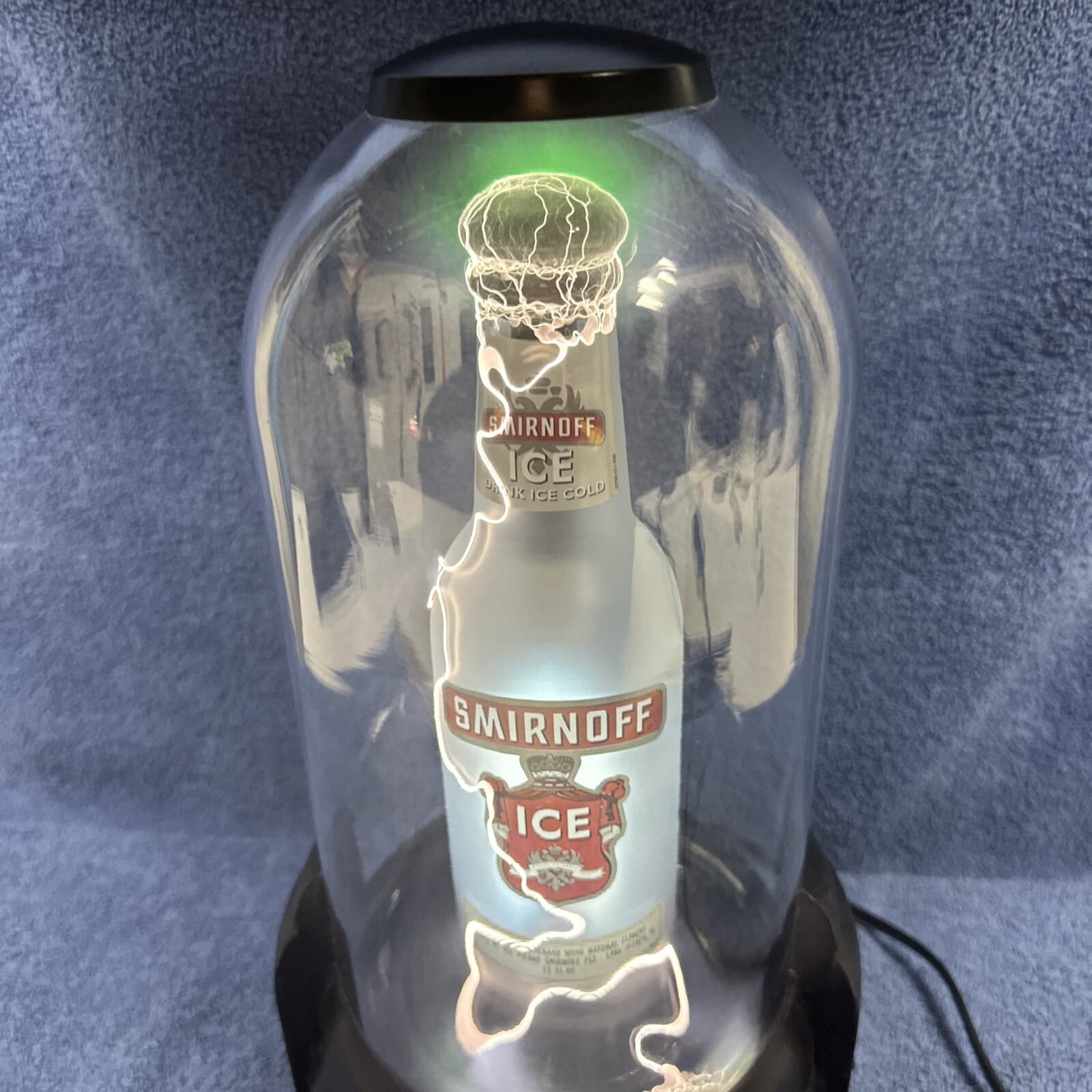 AWESOME SMIRNOFF ICE LIGHT UP BOTTLE PLASMA SIGN LAMP 2 4