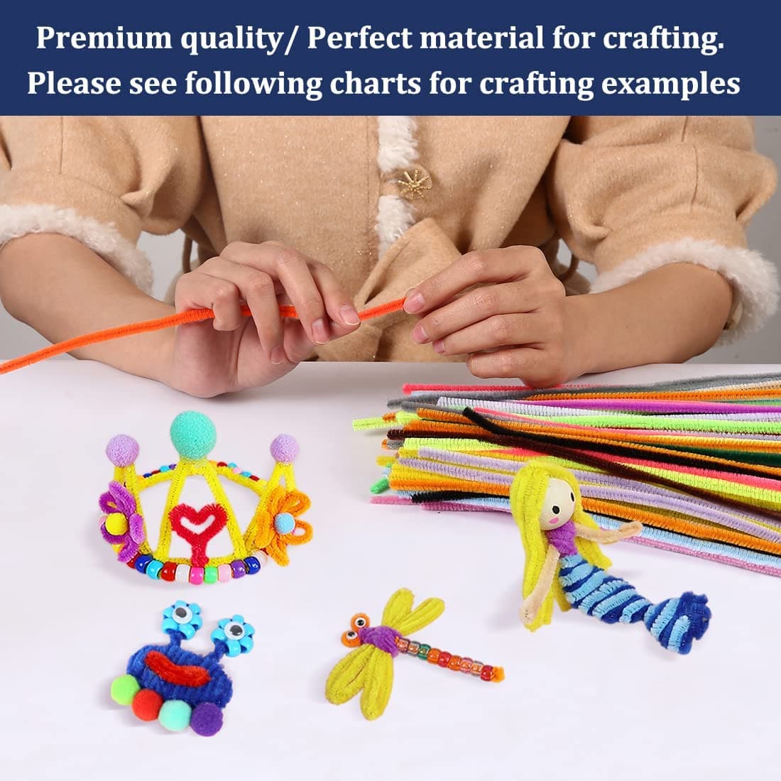 Pipe Cleaners, Pipe Cleaners Craft, Arts and Crafts, Crafts, Craft Supplies, Art 2