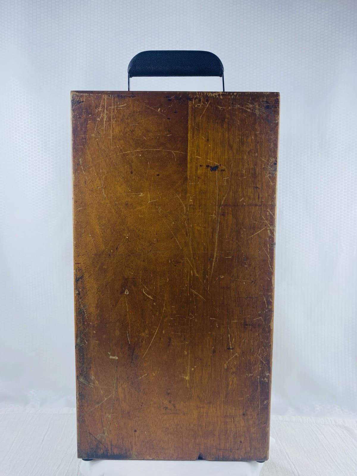 Vtg Brown & Sharpe Precision Center Wooden Box w/Handle EMPTY! 4