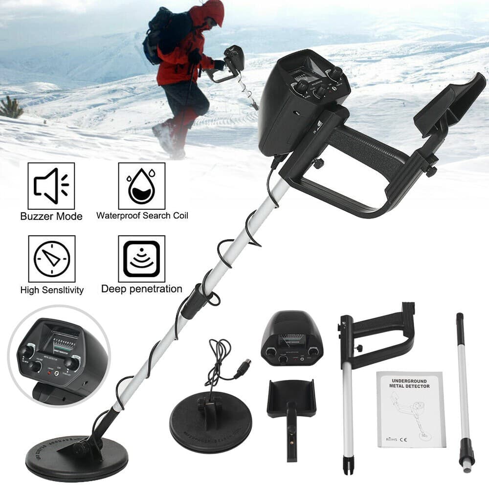 Waterproof LCD Metal Detectors Gold Digger Deep Sensitive Hunter Coil Searcher