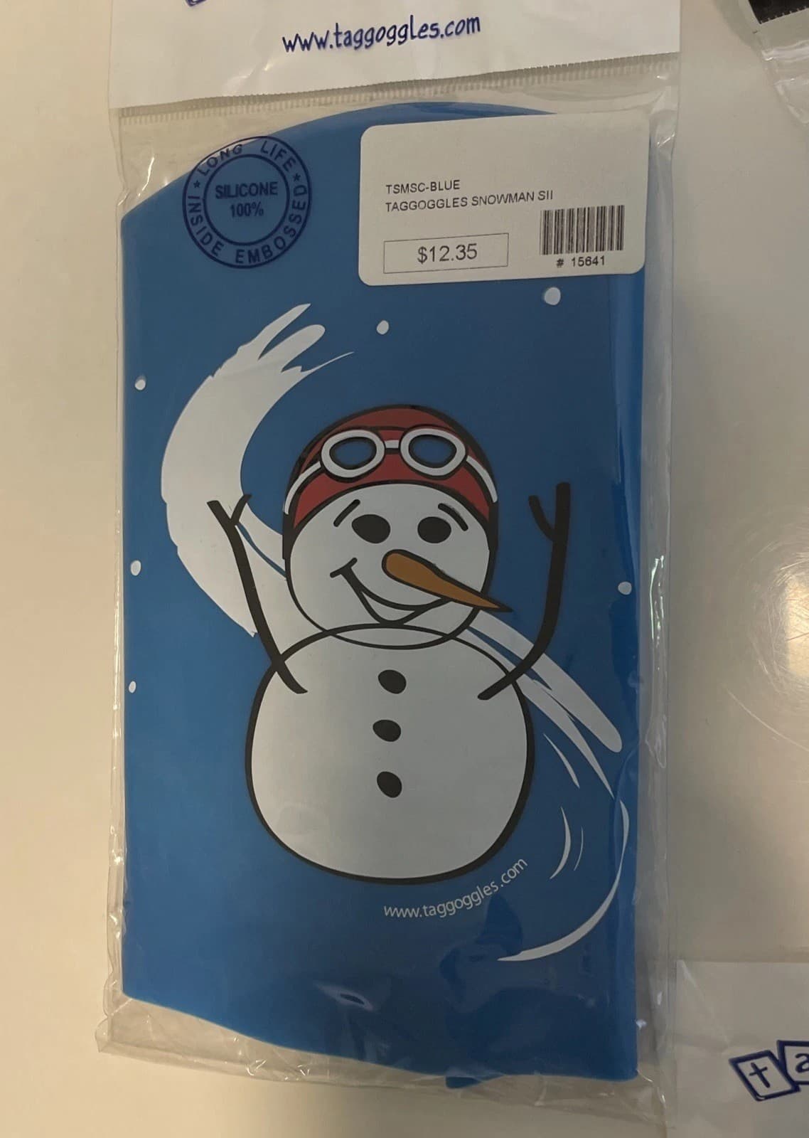 9 New Themed Silicon Swim Caps Never Worn. In Original Package. 3