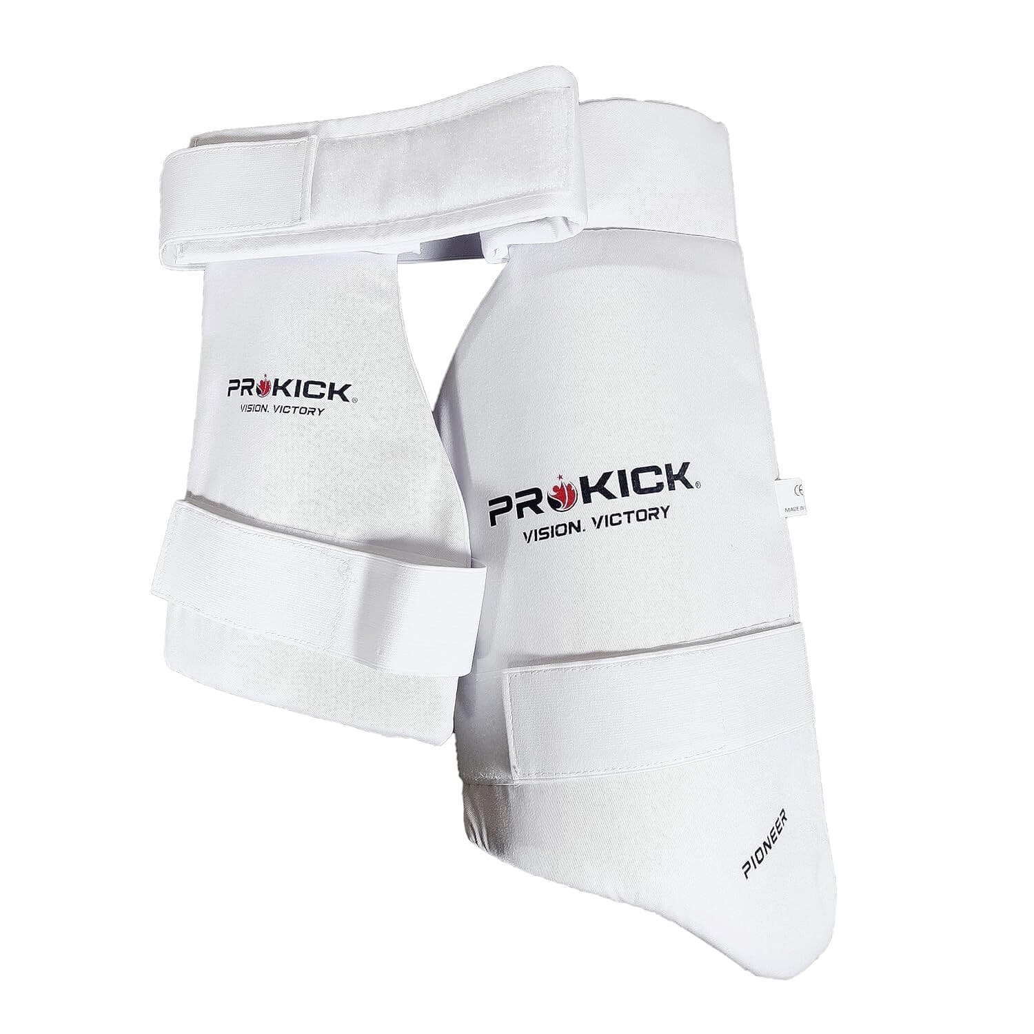 Prokick Cricket Thigh Pad Thigh Gaurd Combo High Quality Density Foam White 6