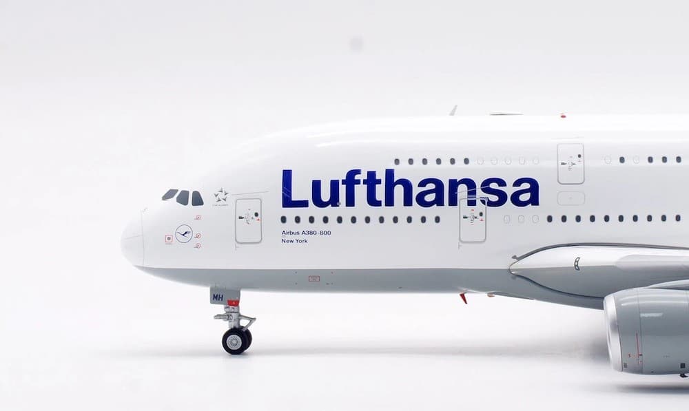 SQ Wings L2078 Lufthansa Airbus A380-800 New York D-AIMH Diecast 1/200 Jet Model 6