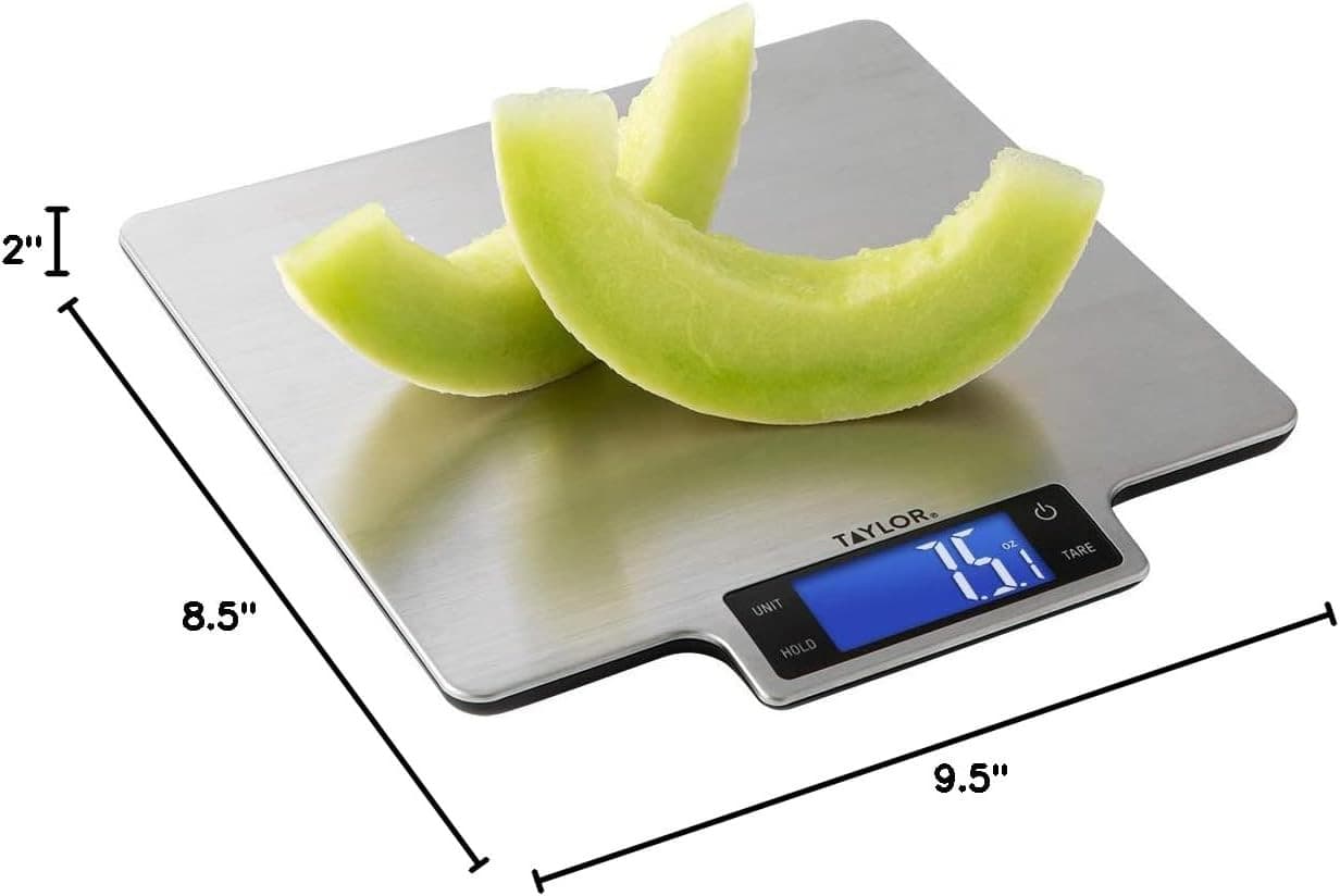 22Lb Ultra-Precise Digital Stainless Steel Household Kitchen Scale, One, Silver 4