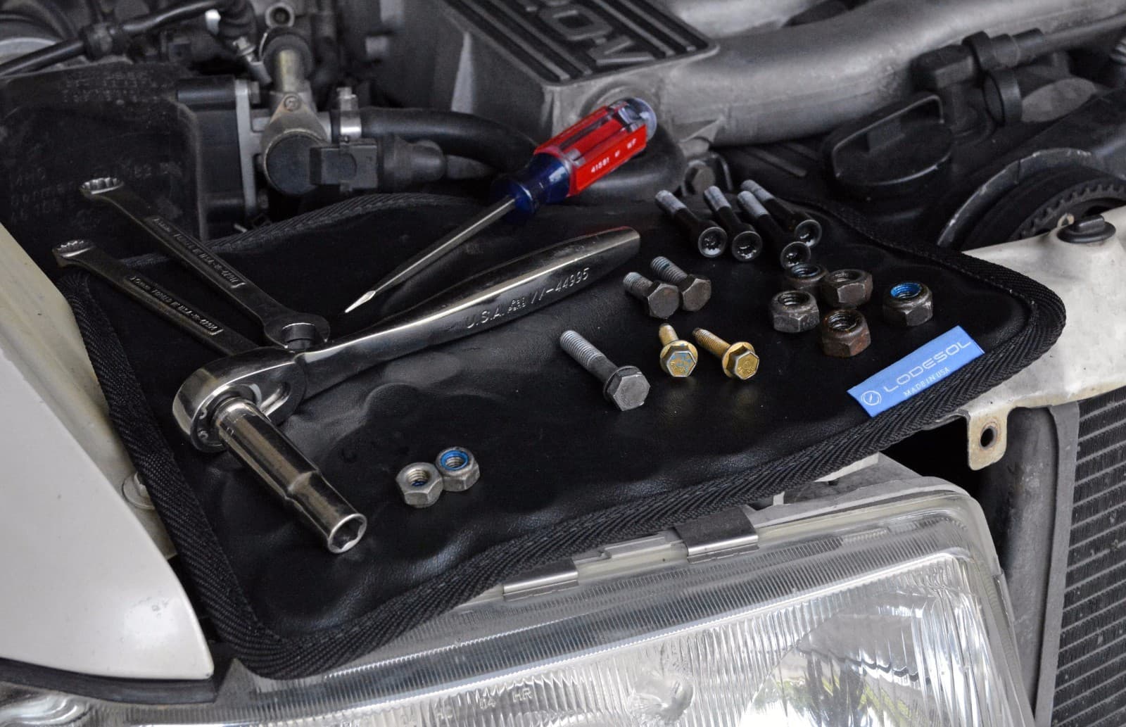 Lodesol Flexible Magnetic Tool Holder Mat 12.5"x9.5" Mp4835 6