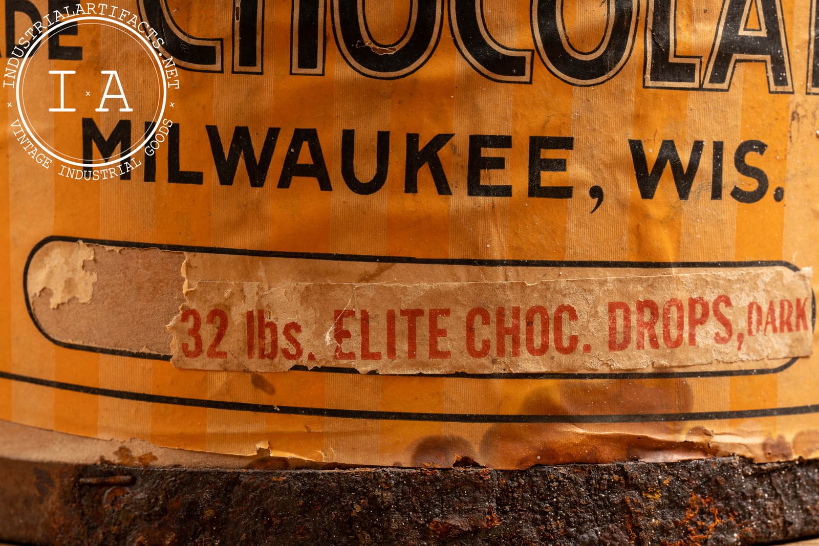 Antique Badger Chocolates Bucket 5