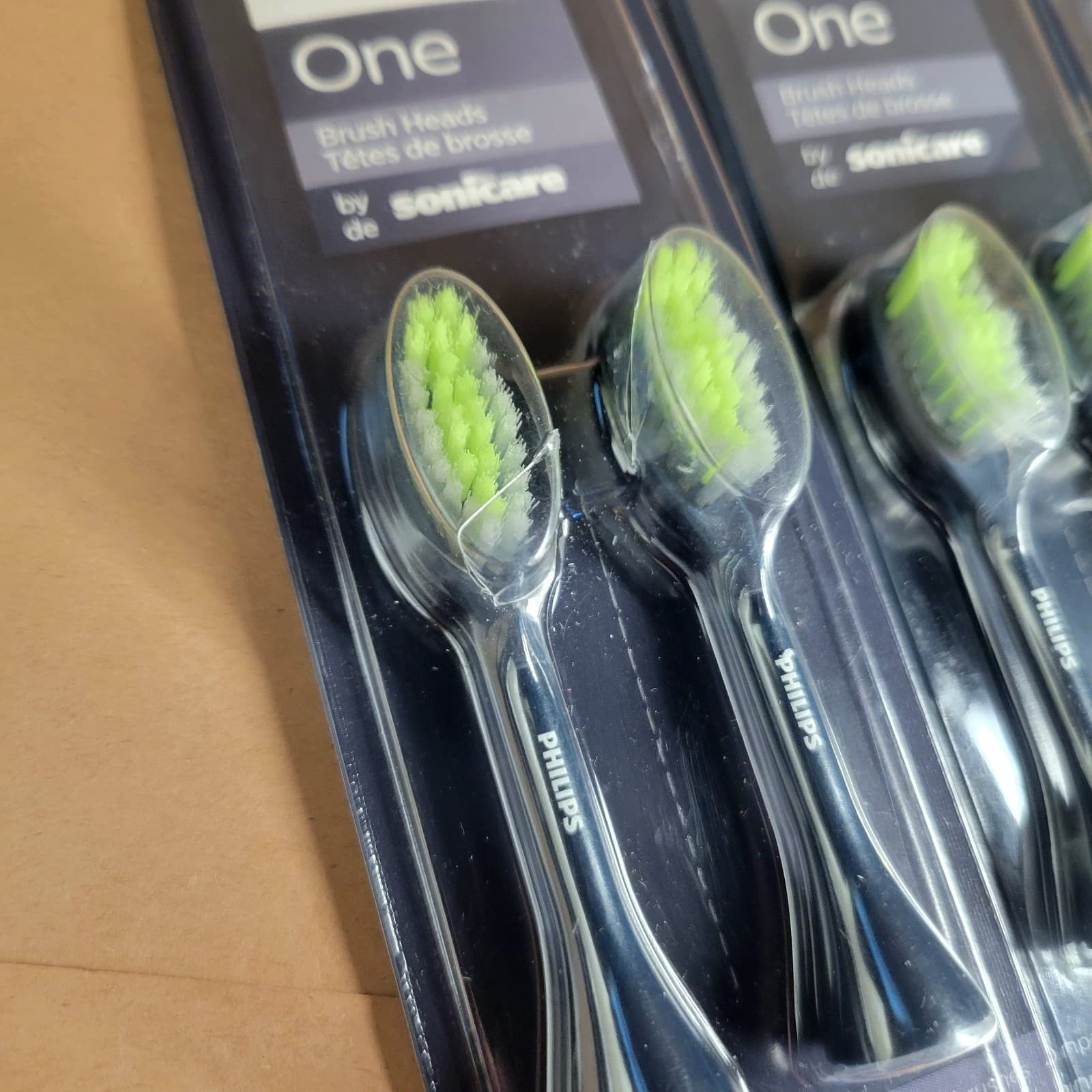 Philips One by Sonicare Replacement Brush Heads – Lot of 3 Packs (6 Total) – NEW 4